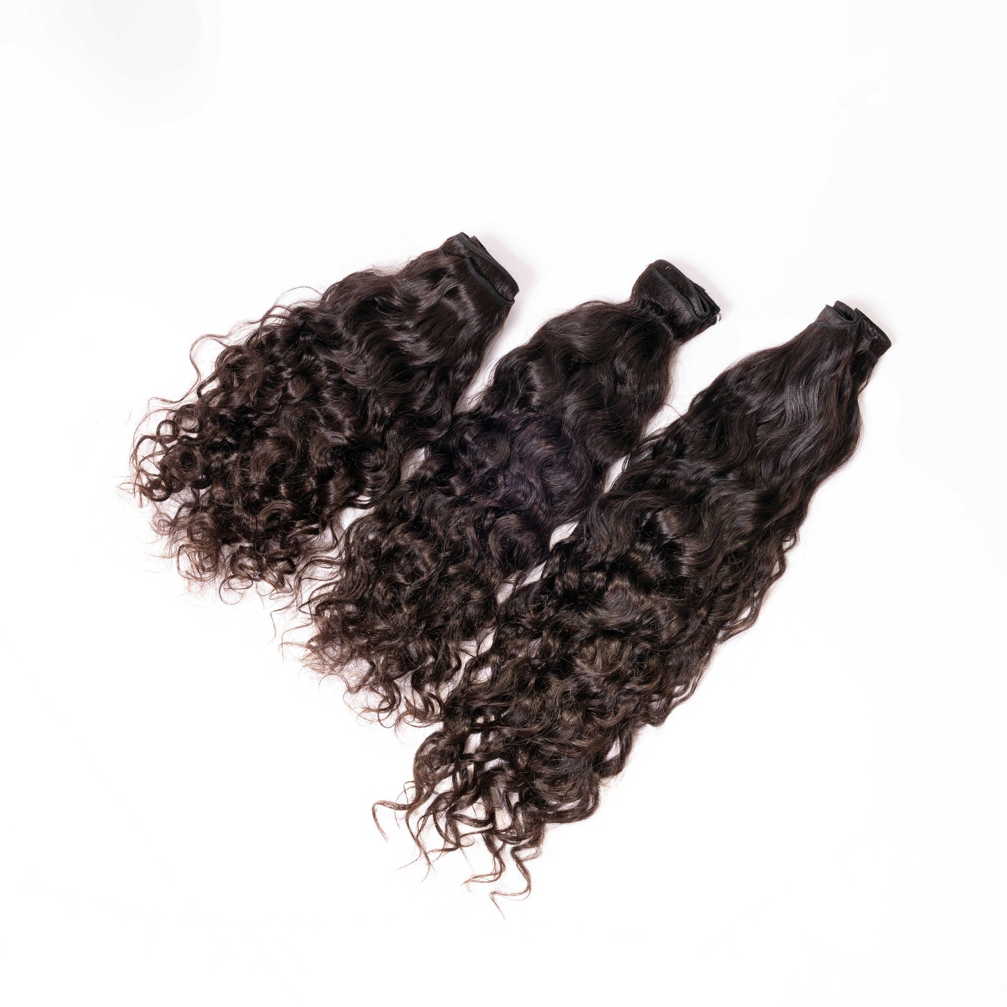 Natural Curly Machine Wefts